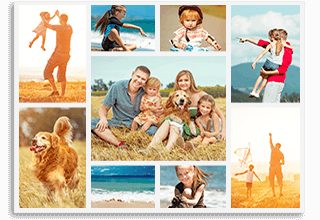 9 photo collage