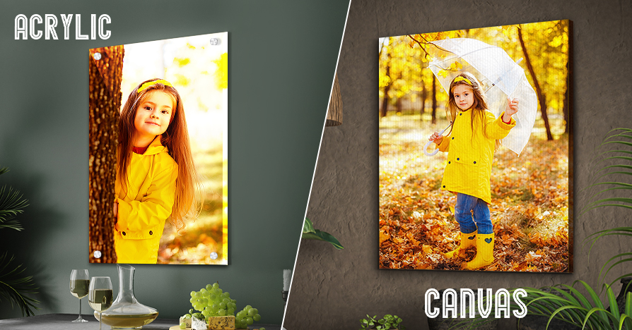 Difference Between Acrylic Prints and Canvas Prints