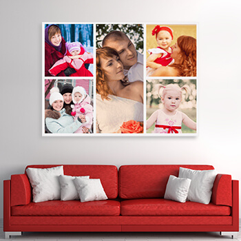 Create Beautiful Canvas Clusters for your Wall