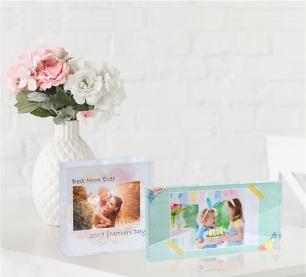 Change the look of your home with these acrylic photo blocks