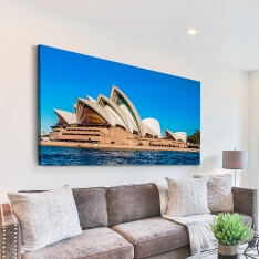 Australia Places on Large Canvas Print Sale