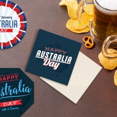 Custom Photo Coasters for Australia Day Sale