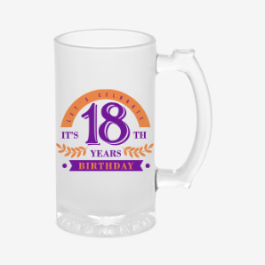 Personalised 18th birthday beer mug australia