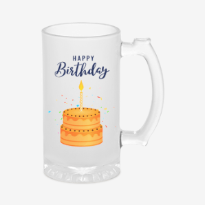 Personalised birthday beer mug australia
