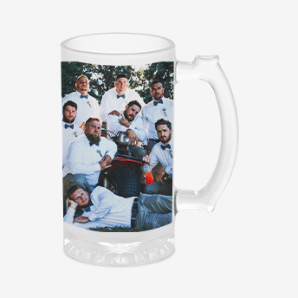 Personalised groomsmen beer mug australia