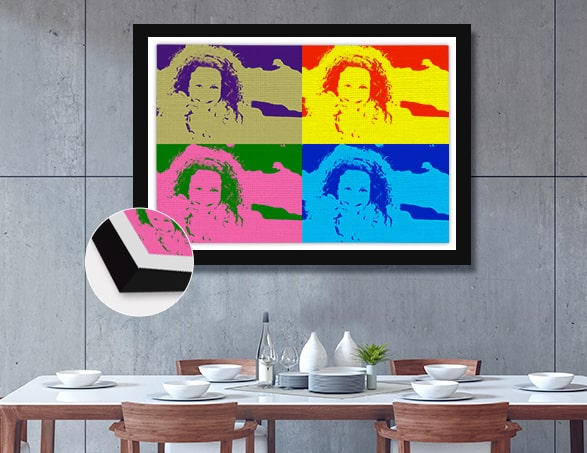 Girl Portrait Canvas Floater Frame Australia CanvasChamp Girl Portrait Canvas Floater Frame Australia CanvasChamp