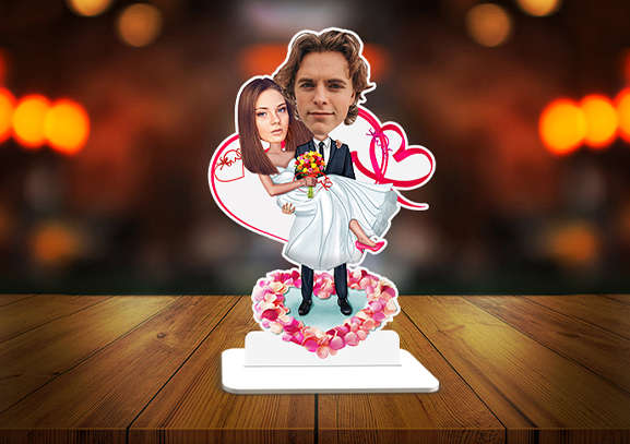 Personalised Caricature Photo Stand Details