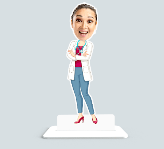 Convert Your Portraits into a Caricature Photo Stand