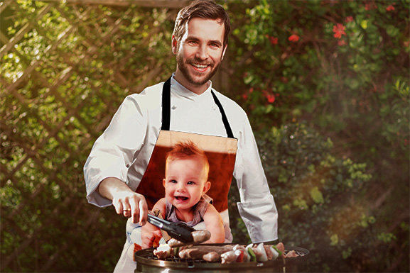 Custom chef on sale aprons