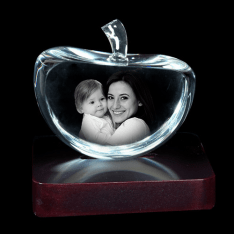 Personalised 3D Crystal Cube for Cyber Monday Sale Australia CanvasChamp