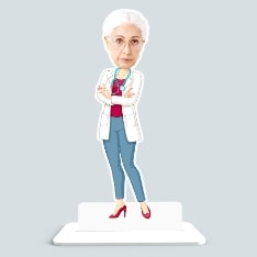 Custom Caricature Photo Stand for Mothers Day Sale Australia