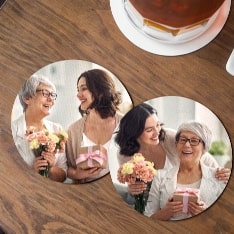 Custom Photo Coasters for Mothers Day Sale Australia