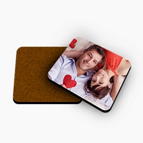 Couple Photo on Personalised Photo Coasters Australia CanvasChamp