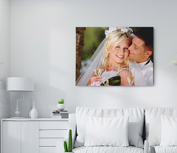 Wedding Photo on Canvas Print Australia CanvasChamp