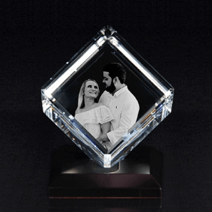Personalised 3D Crystal Cube for Thanksgiving Sale Australia CanvasChamp
