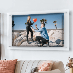 Custom Clear Frame Acrylic for Valentine Day Sale Australia