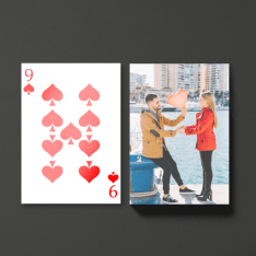 Custom Playing Cards for Valentine Day Sale Australia
