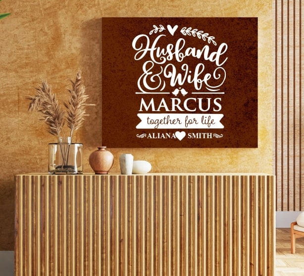 Wedding Canvas Prints with Text Wedding Canvas Prints with Text