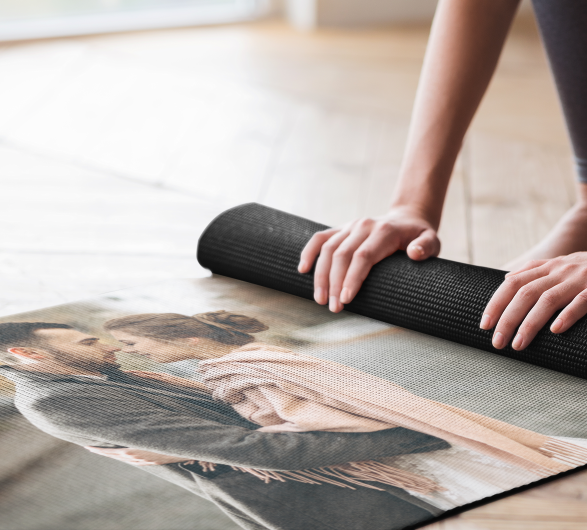Make Your Fitness A Priority Get Custom Yoga Mat for Yourself