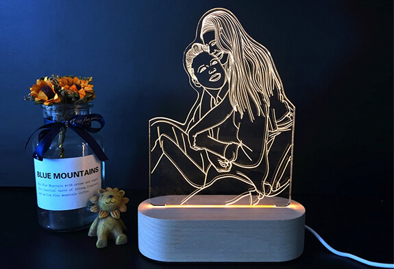 Turn Your Photos into Luminating LED Lamps